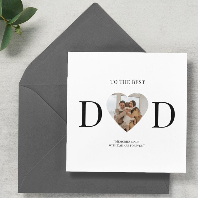 Best Vater Custom Foto Herz | Vatertag (Von Creator hochgeladen)