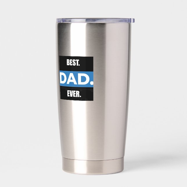 BEST VATER EVER 20oz Wärmeleiter aus Edelstahl Thermobecher (Links)