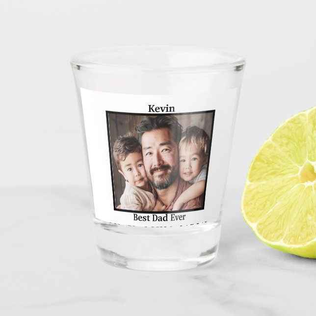 Best Vater Ever Asian American personalisieren Schnapsglas (Vorderseite)