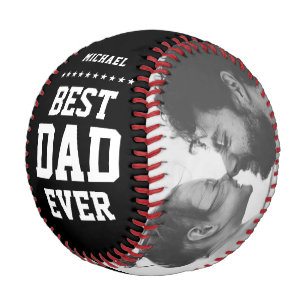 BEST VATER EVER Modernes Foto für Coole Name und  Baseball