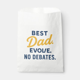 BEST Vater Evolve No Debates Vatertag Vatertag Gun Geschenktütchen
