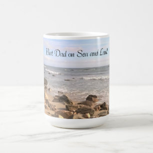 Best Vater Foto des Wavy Atlantic Blue Sky Kaffeetasse