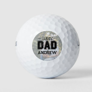 Best Vater Individuelle Name Modernes Foto Golfball