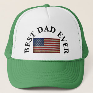 BEST VATER JE USA FLAG CUSTOMIZE LAND FLAG TRUCKERKAPPE