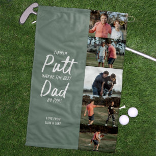 Best Vater Par Multi-Foto Golf Vathage Golf Golfhandtuch