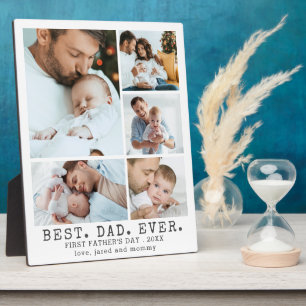 BEST VATER PRO 5 Foto Collage zum ersten Vatertag Fotoplatte
