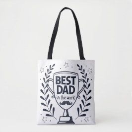 Best Vater Trophy Design - Vatertagsgeschenk Tasche
