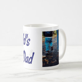 Best Vater Vathers Day Foto dunkelblauer Text Kaffeetasse