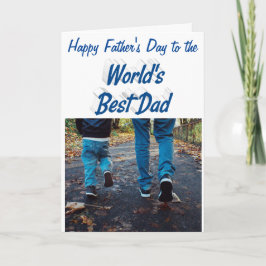 Best Vater Vathers Day Foto Karte