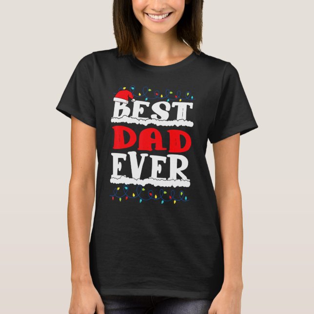 Best Vater Weihnachten Weihnachten Weihnachten Wei T-Shirt (Vorderseite)