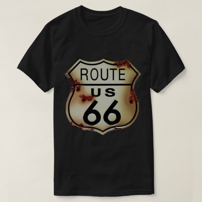 BEST VERKAUF - Route 66 Merchandise Essential T-Sh T-Shirt (Design vorne)