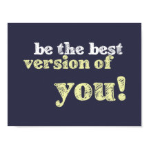 "Best version of you" inspirierendes Poster