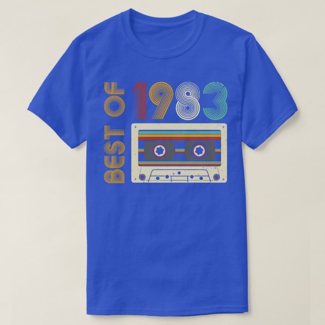 Best von 1983 Geburtstag T-Shirt (Design vorne)
