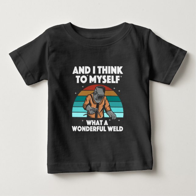 Best Welding Art Men Women Arc Welder Pipeliner II Baby T-shirt (Vorderseite)