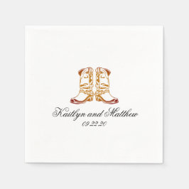 Best Western Dark Brown Wedding Serviette