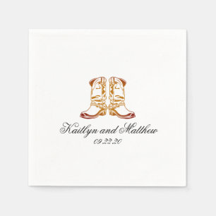 Best Western Dark Brown Wedding Serviette
