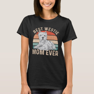 Best Westie Mama je West Highland White Terrier T-Shirt