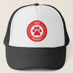 Best Westie Pet Friendly Gezeichnet Paw - Red Truckerkappe