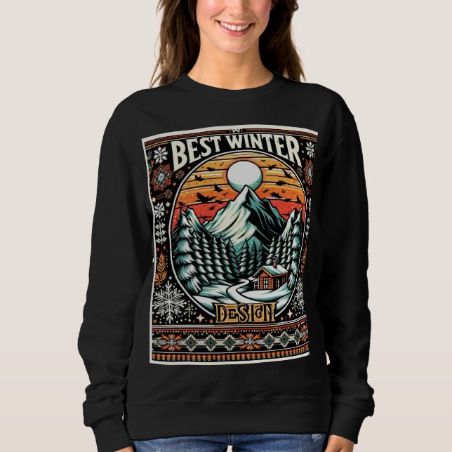 Best Winter Sweatshirt (Vorderseite)