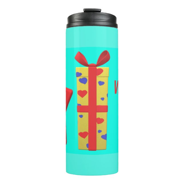 BEST WISHED BOWS GIFTS BONGS THERMOSBECHER (Vorderseite)