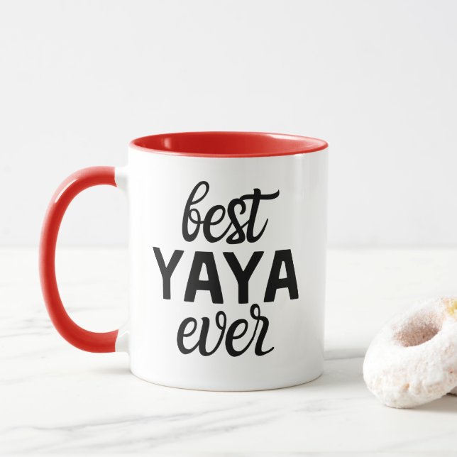 Best Yaya Ever Tasse (Mit Donut)
