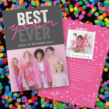 Best Year Ever Handwriting Script Modernes Foto