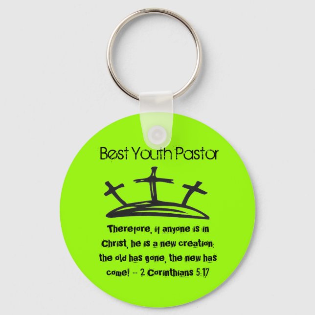 Best Youth Pastor Schlüsselanhänger (Vorderseite)