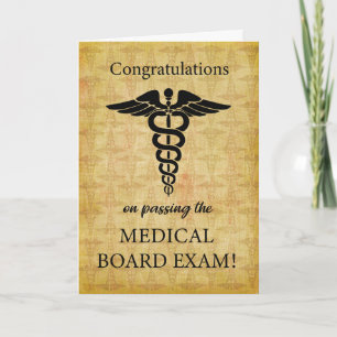 Bestandenes Medizinisches Staatsexamen Caduceus-Sy Karte