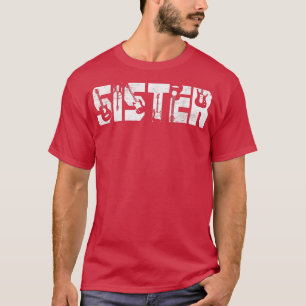Beständigste Schwester je Gitarre Lover Gitarrist T-Shirt