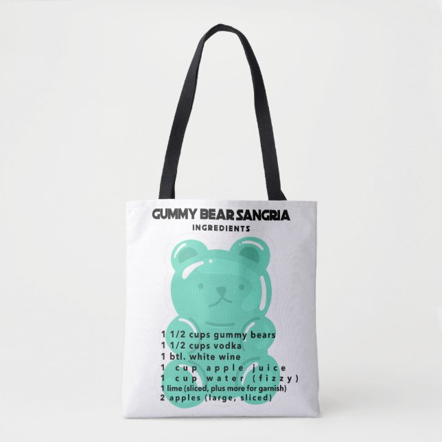 Bestandteile von Gummy Bear Sangria Tasche (Vorderseite)