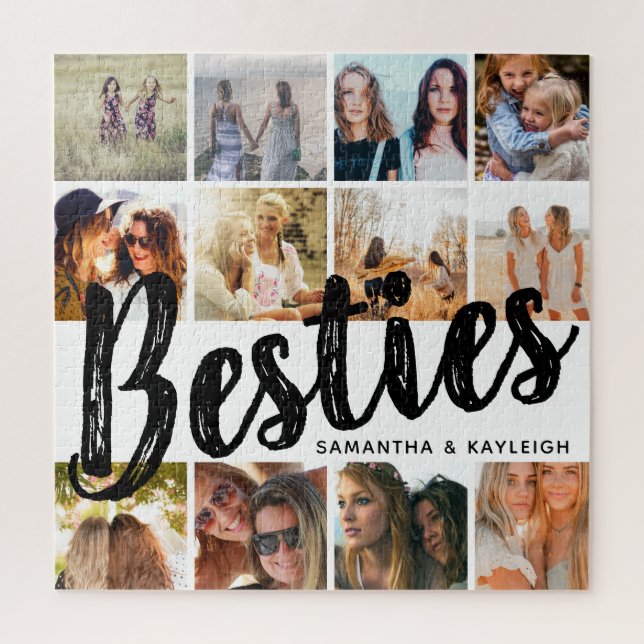 BESTÄTIGKEITEN, Foto-Collage & Namen | BESTE FREUN (Vertikal)