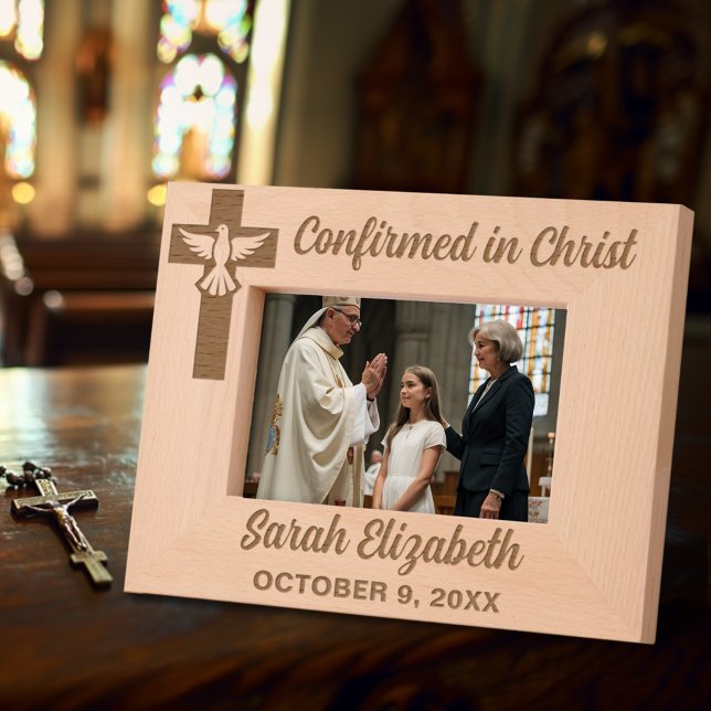 Bestätigt in Christ Confirmation Individuelle Name Geätzte Rahmen (Von Creator hochgeladen)
