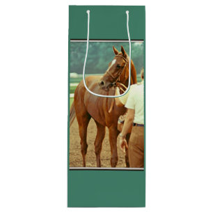 Bestätigtes Thoroughbred-Rennpferd 1978 Geschenktüte Für Weinflaschen