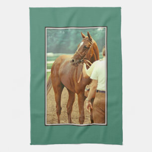 Bestätigtes Thoroughbred-Rennpferd 1978 Küchentuch