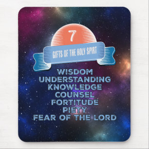 Bestätigung 7 Geschenke des Heiligen Geistes Mousepad
