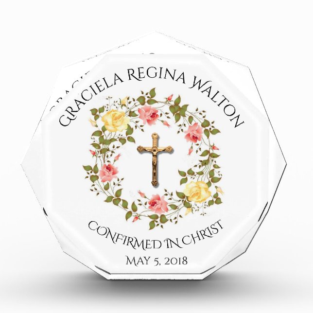 Bestätigung Blumendrainage Fotoblock (Vorderseite)