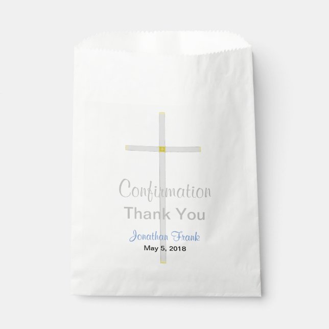 Bestätigung Boy Blue Vielen Dank, dass Sie die Fla Geschenktütchen (Vorderseite)