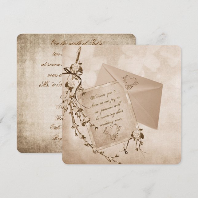 Bestätigung der Stimmrechte Einladung (Vorne/Hinten)