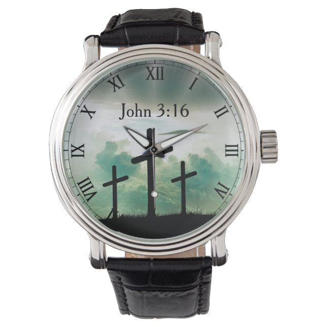 Bestätigung der Taufe Cross Watch Armbanduhr (Vorderseite)
