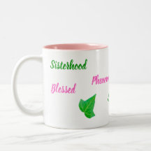 Bestätigung der zweitfarbigen rosa Ivy-Tasse