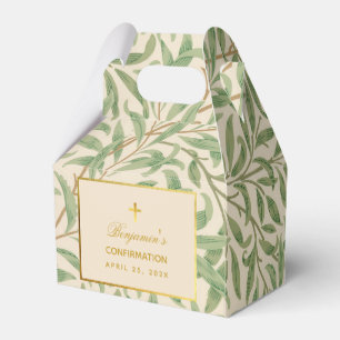 Bestätigung Grüne Blätter Morris Laub Faux Gold Geschenkschachtel