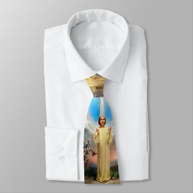 Bestätigung Heiliger Geist | Spirit Child Jesus Krawatte (Gebunden)
