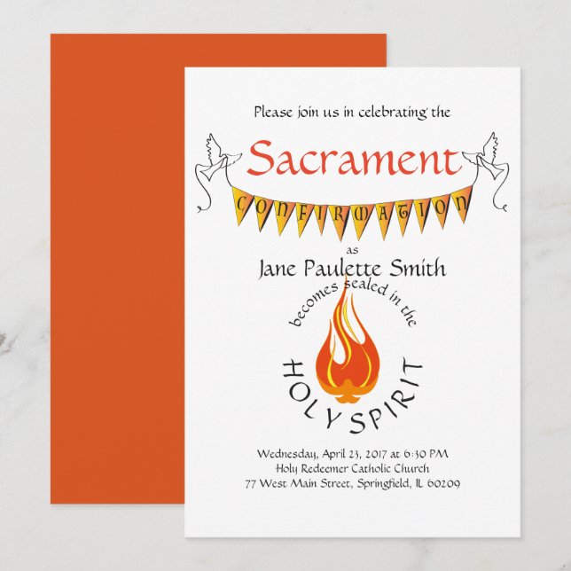 Bestätigung laden ein,/Mitteilung: Vibrierend Einladung (Vorne/Hinten)