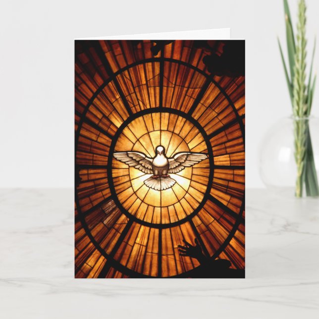 Bestätigung Sacrament Heiliger Geist festgehaltene Karte (Vorderseite)