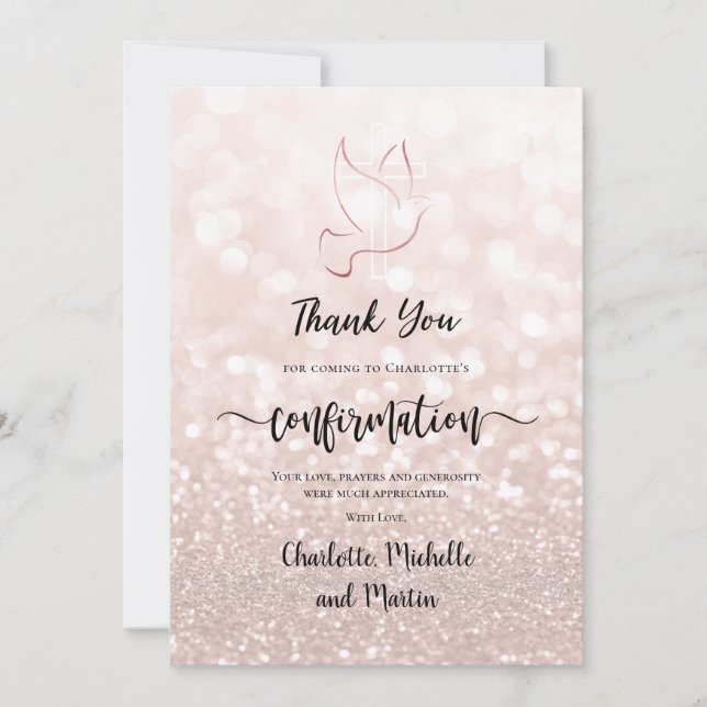 Bestätigungskarte Karte (Vorderseite)