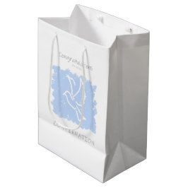 Bestätigungsmedium Geschenktasche - blau Mittlere Geschenktüte