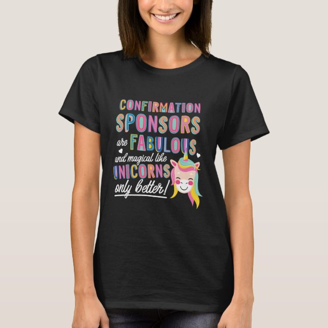 Bestätigungssponsoren sind wie Unicorns Geschenkid T-Shirt (Vorderseite)