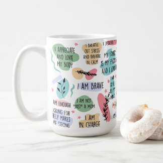 Bestätigungswörter der Mama Kaffeetasse