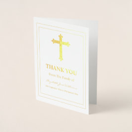 Bestattungsbereavement Cross und Boarder Vielen Da Folienkarte