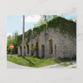Bestattungsinstitut und Sargfabrik an der Route 66 Postkarte